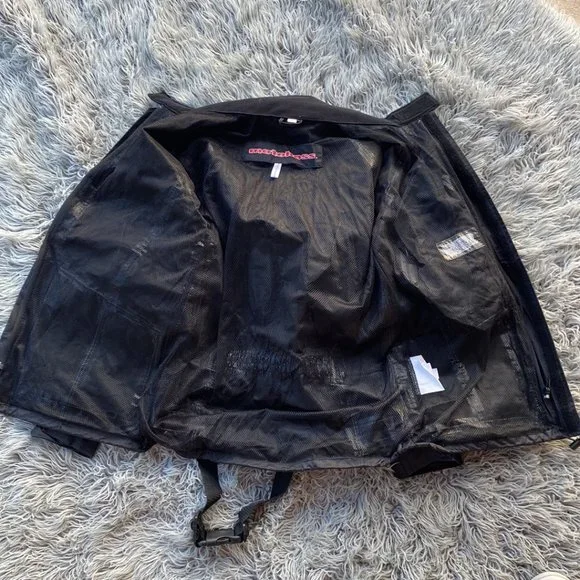 Motoboss Waterproof Men's Small Adjustable Riding Jacket - Picture 6 of 13